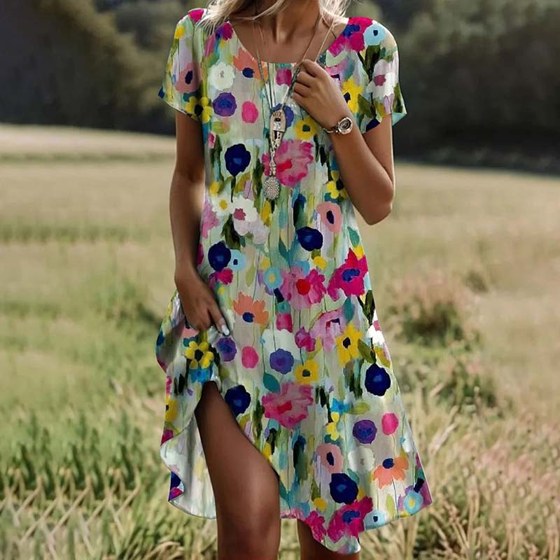 Kyara | Colorful Floral Dress