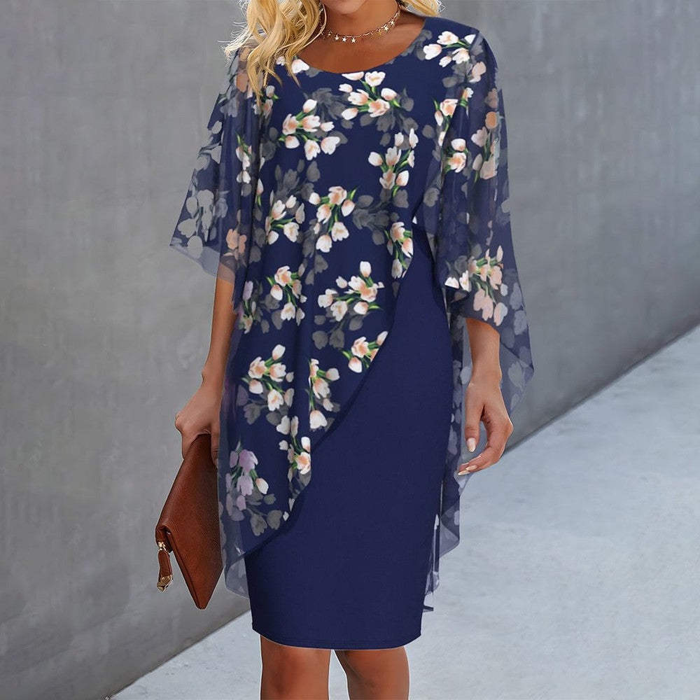 Matilda - Floral Dress with Tummy Coverage