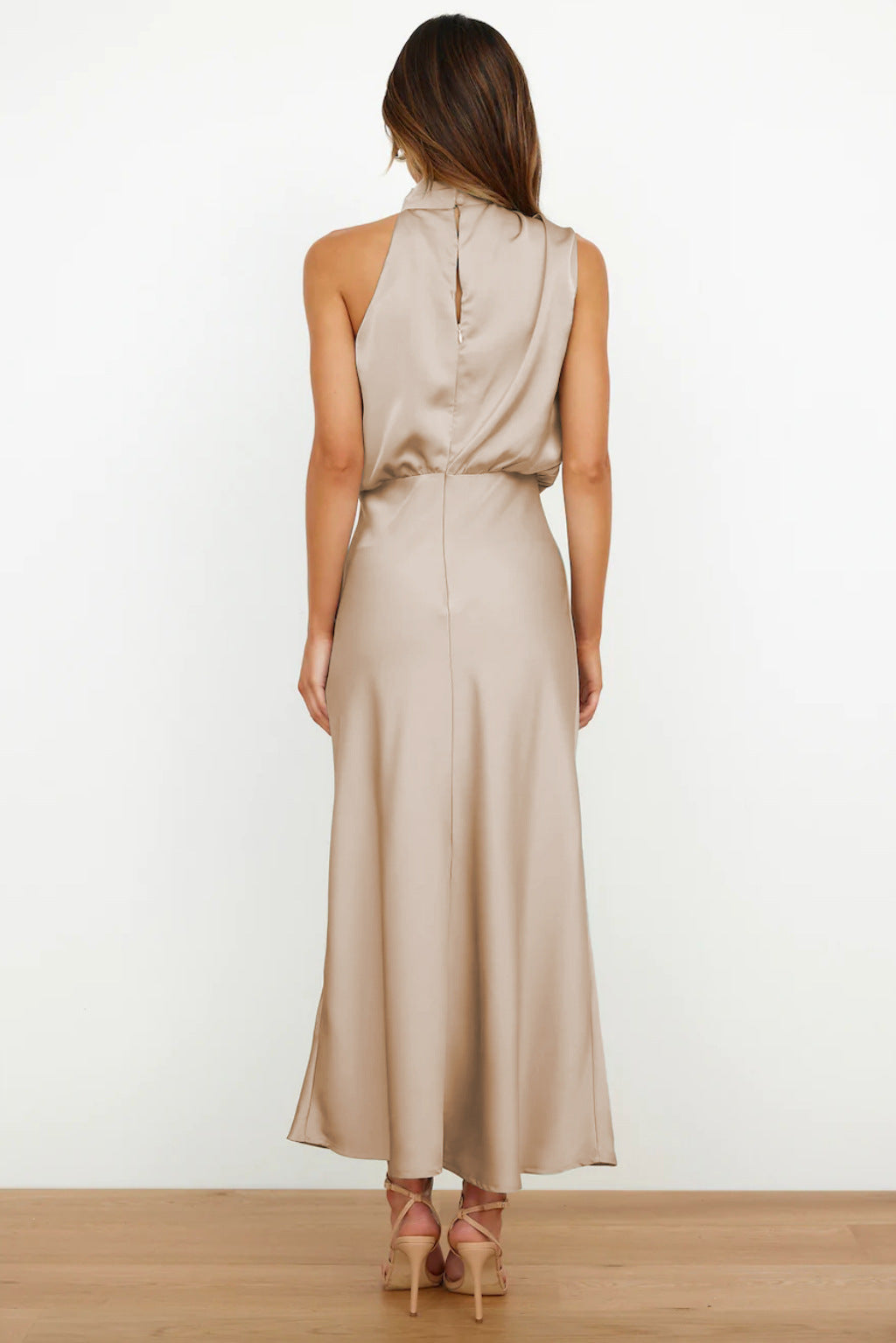 Sandra | Satin Long Dress