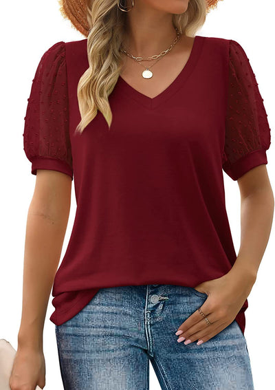 Lydia - Top with V-neck