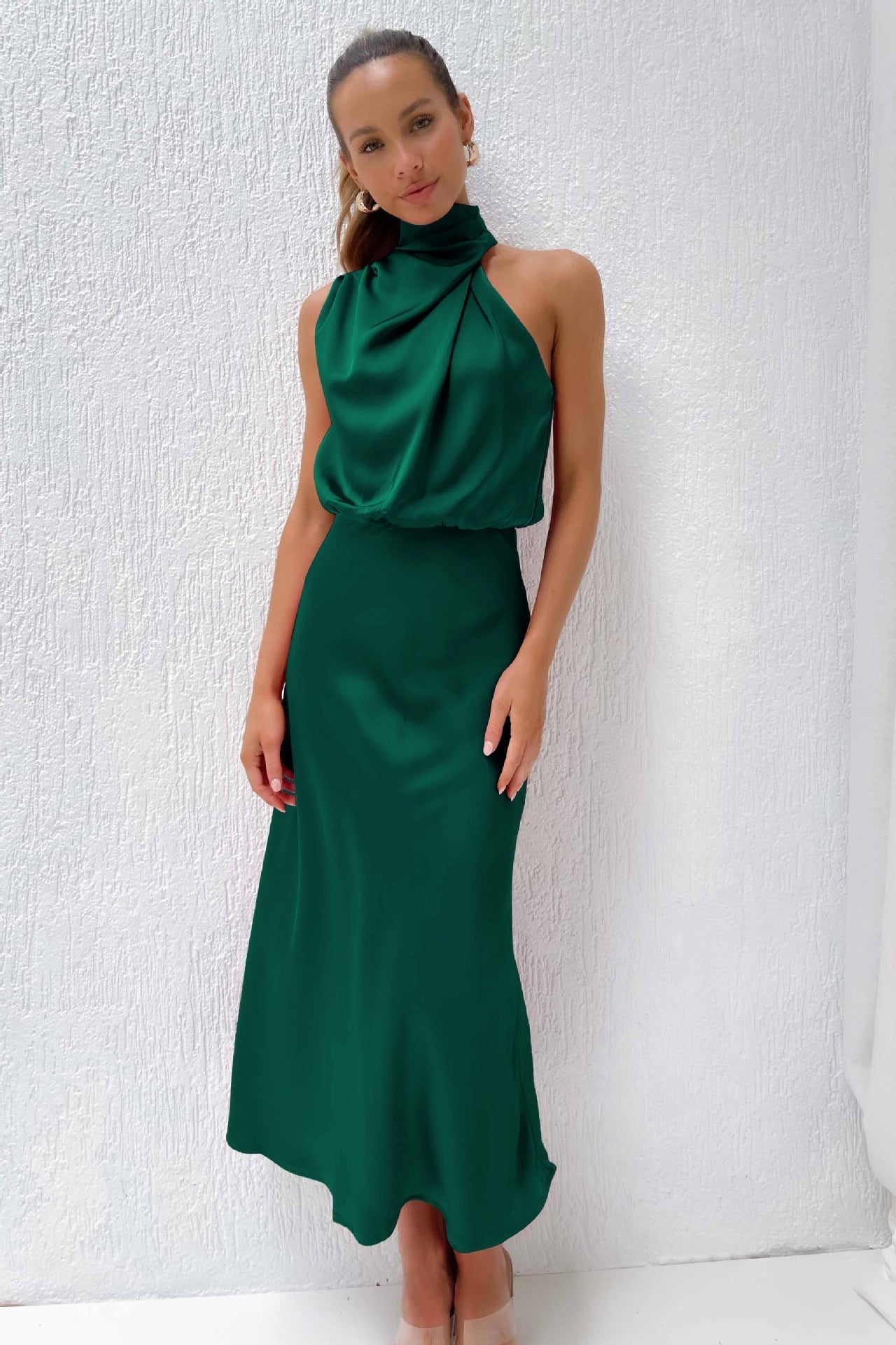 Sandra | Satin Long Dress