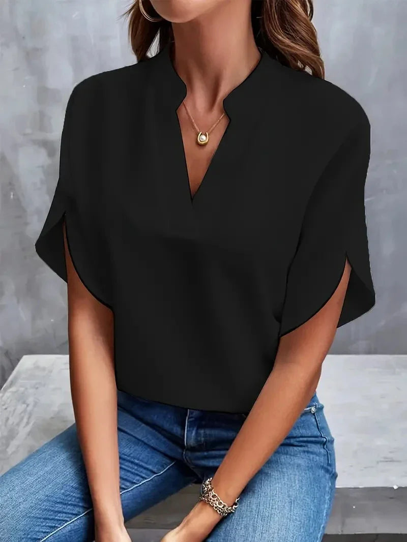 Vana™ - Classic V-Neck Top