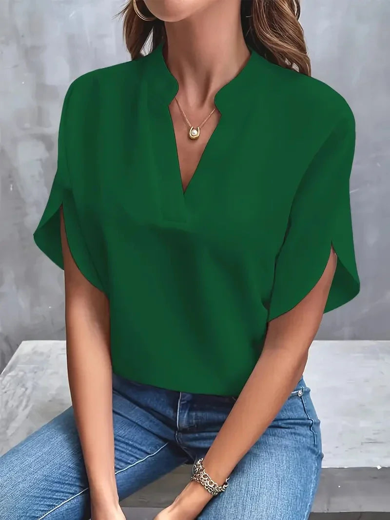 Vana™ - Classic V-Neck Top