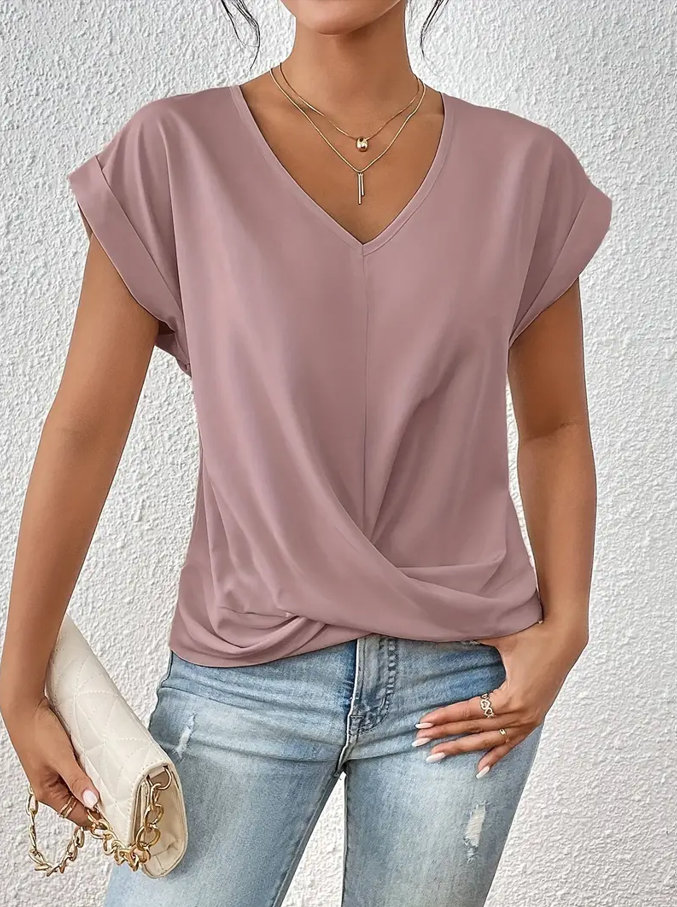 Laia - The perfect v-neck top for woman