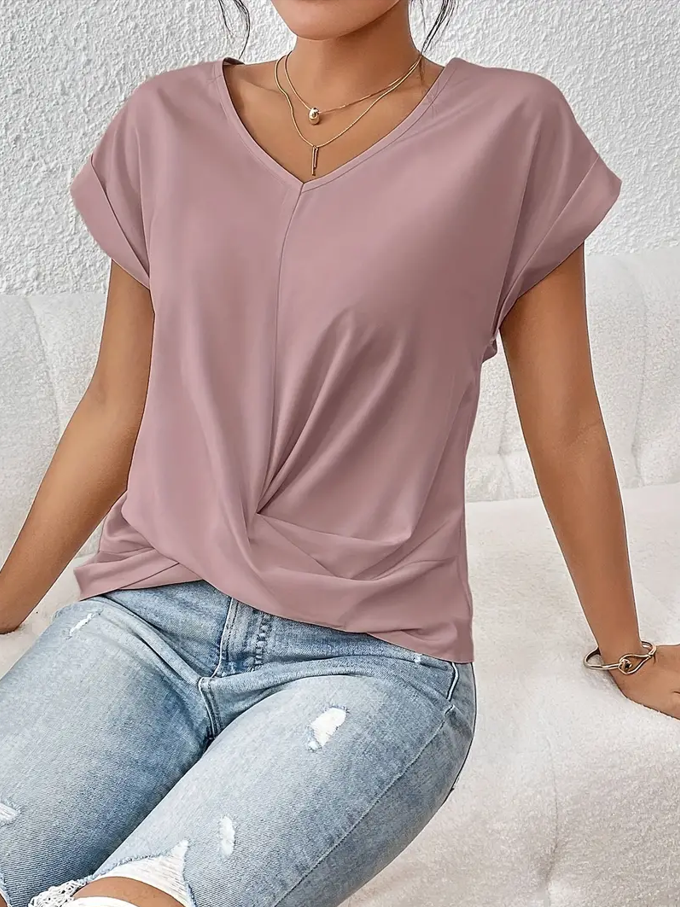 Laia - The perfect v-neck top for woman