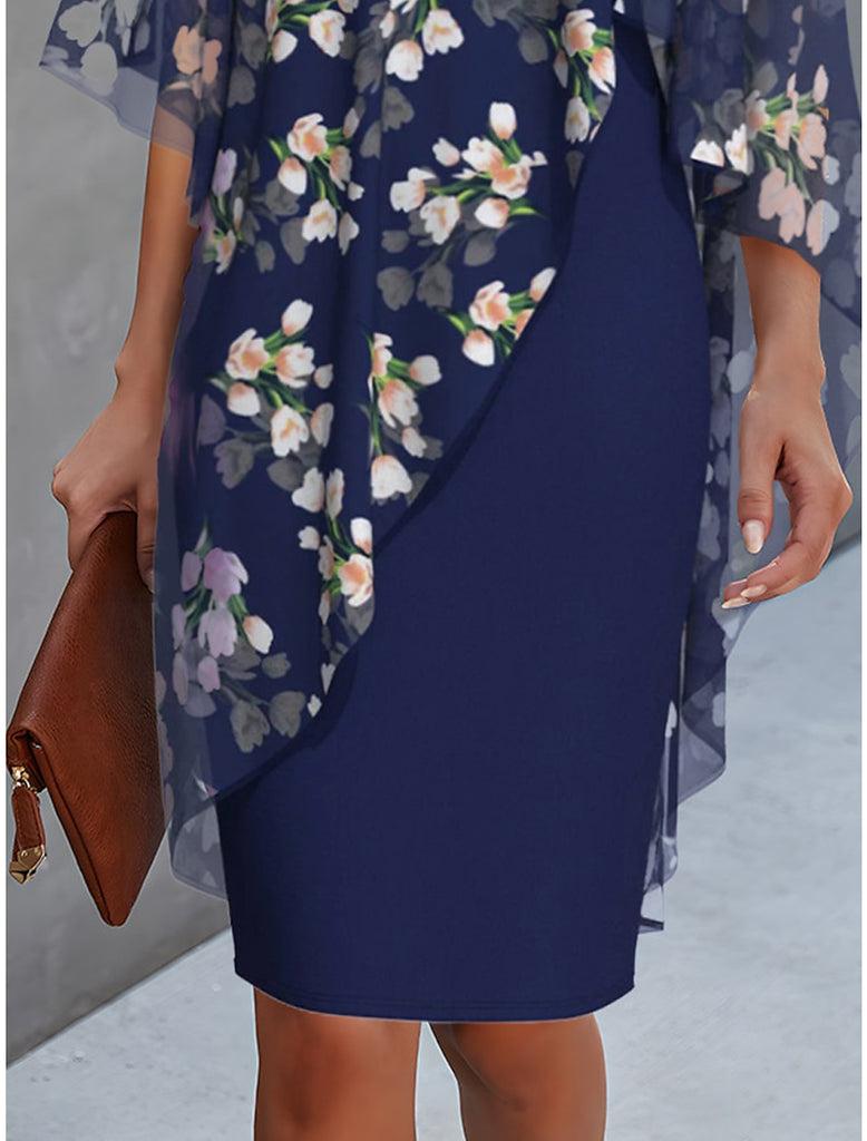 Matilda - Floral Dress with Tummy Coverage