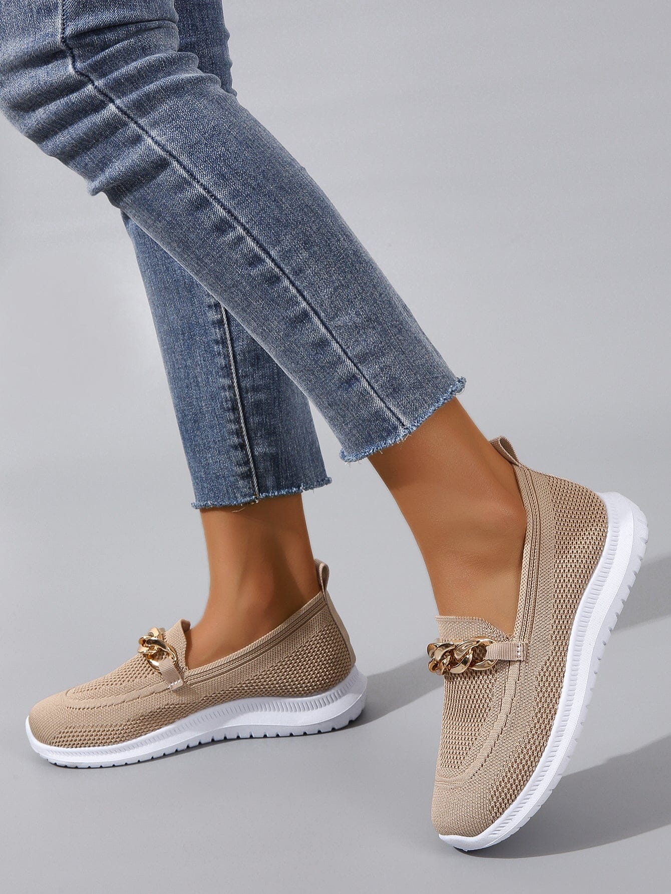 Kimberly™ - Chic trainers with chain