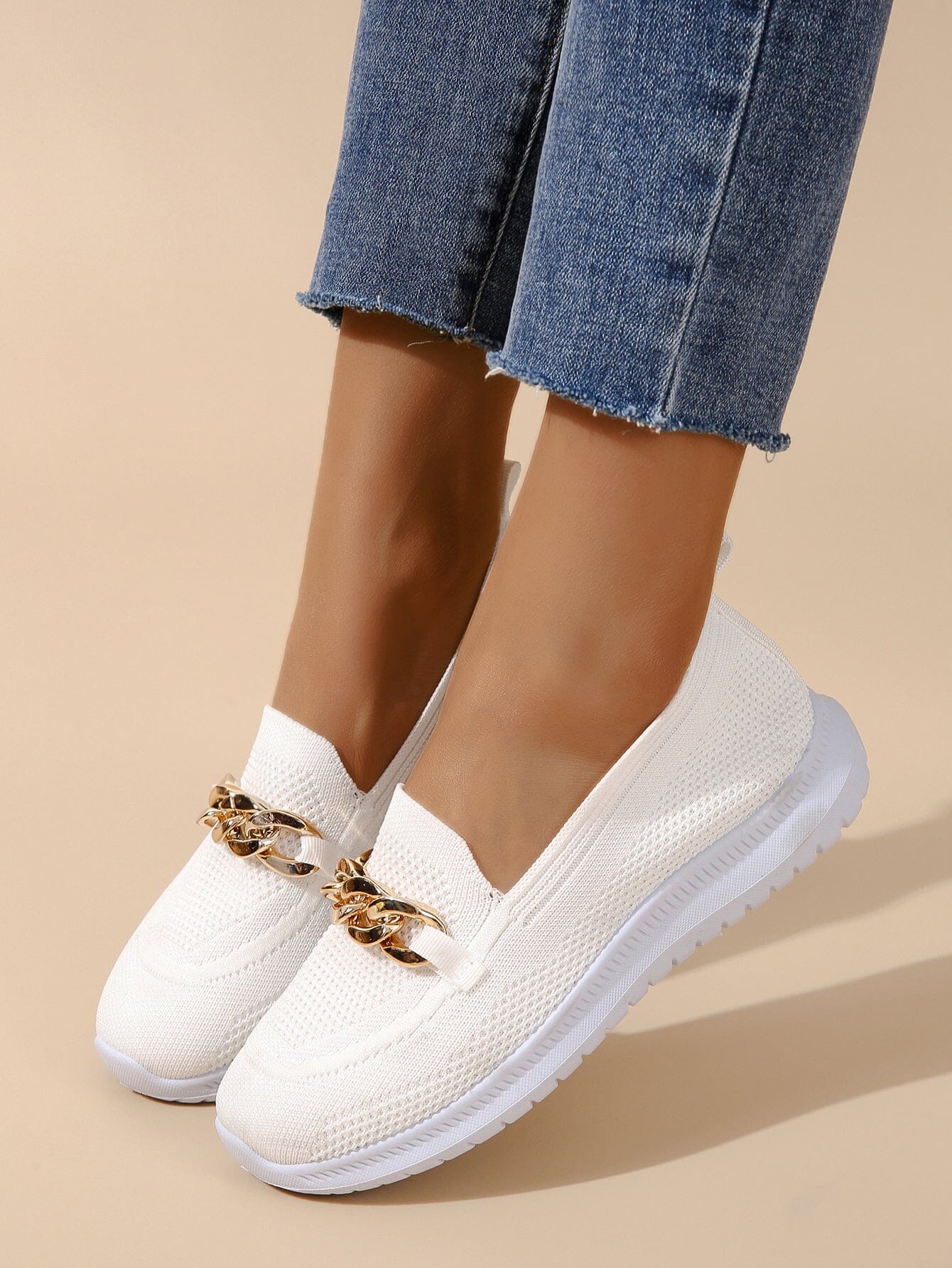 Kimberly™ - Chic trainers with chain